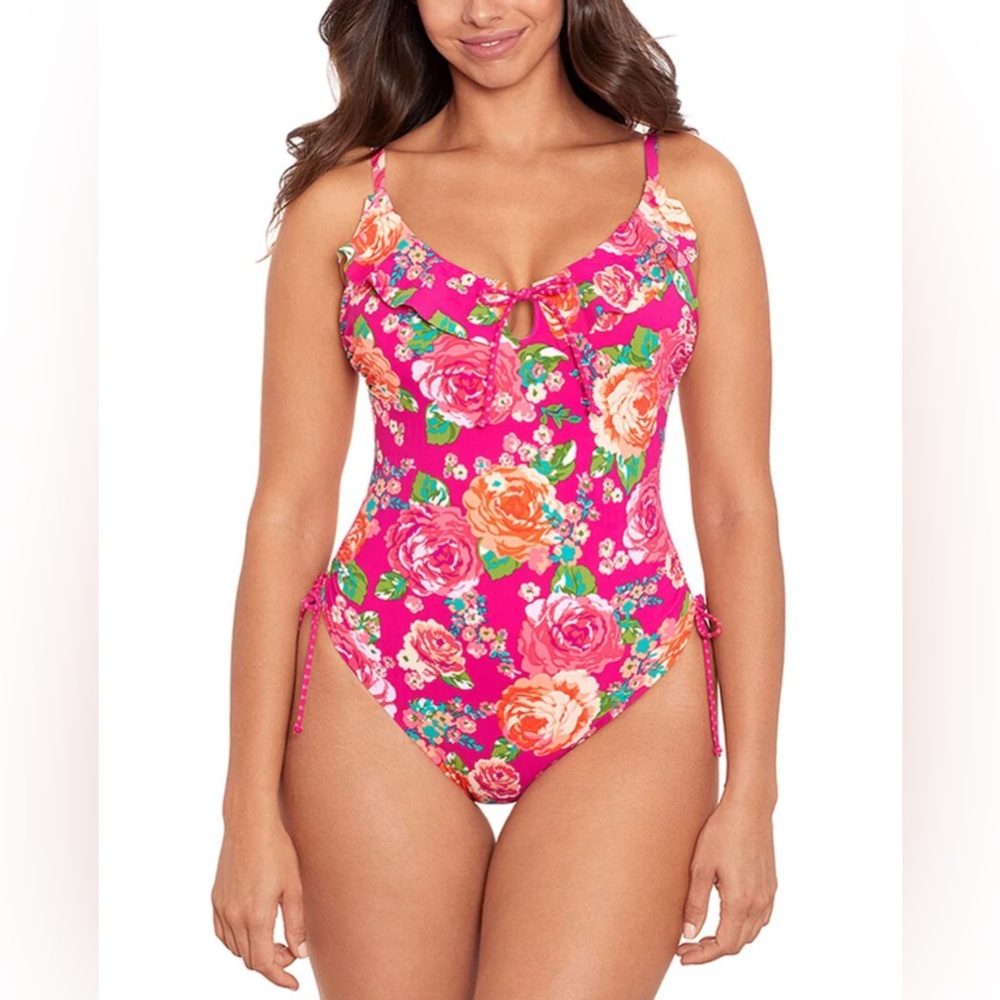 SKINNY DIPPERS Crushin Roaslina One-Piece‎ Swimsuit Women’s SIZE